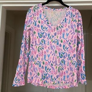 Lilly Pulitzer Girls Night Out Mermaid Pink Blossom